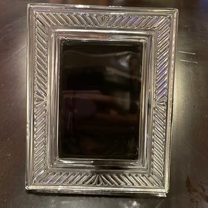 Crystal glass picture frame
